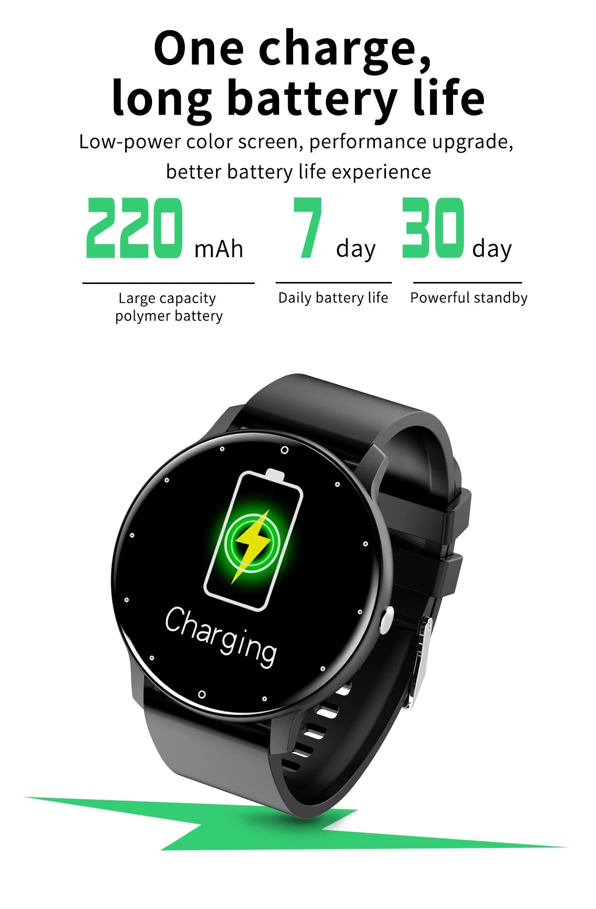 Montre connectée LIGE 2025 pour hommes et femmes, étanche, avec moniteur de fréquence cardiaque pour xiaomi android