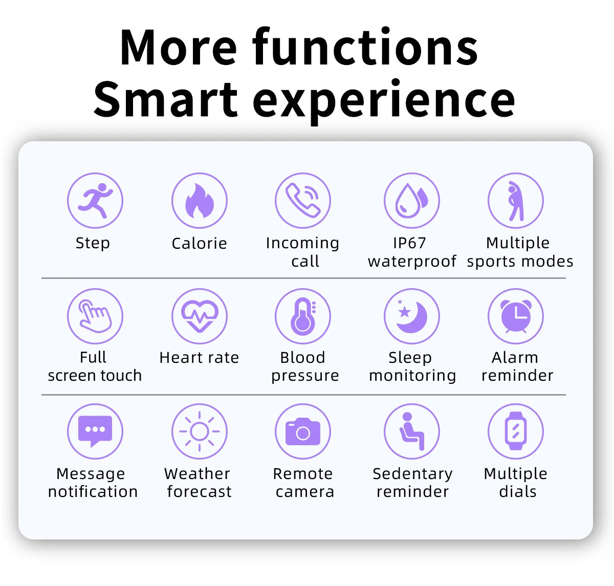 Montre connectée LIGE 2025 pour hommes et femmes, étanche, avec moniteur de fréquence cardiaque pour xiaomi android