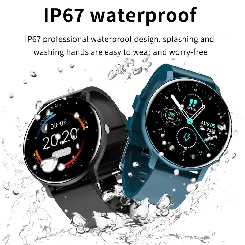 Montre connectée LIGE 2025 pour hommes et femmes, étanche, avec moniteur de fréquence cardiaque pour xiaomi android