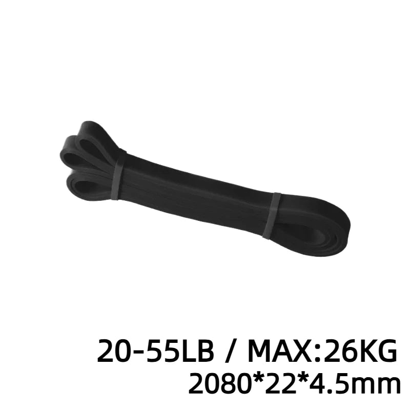 Lot de 5 bandes élastiques de resistance en TPE pour entrainement de force, sport, fitness, yoga