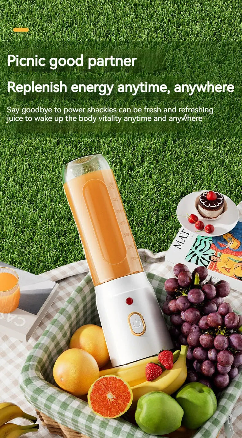 Mixeur de jus de fruits portable,l'énergie fraîche à porter de main