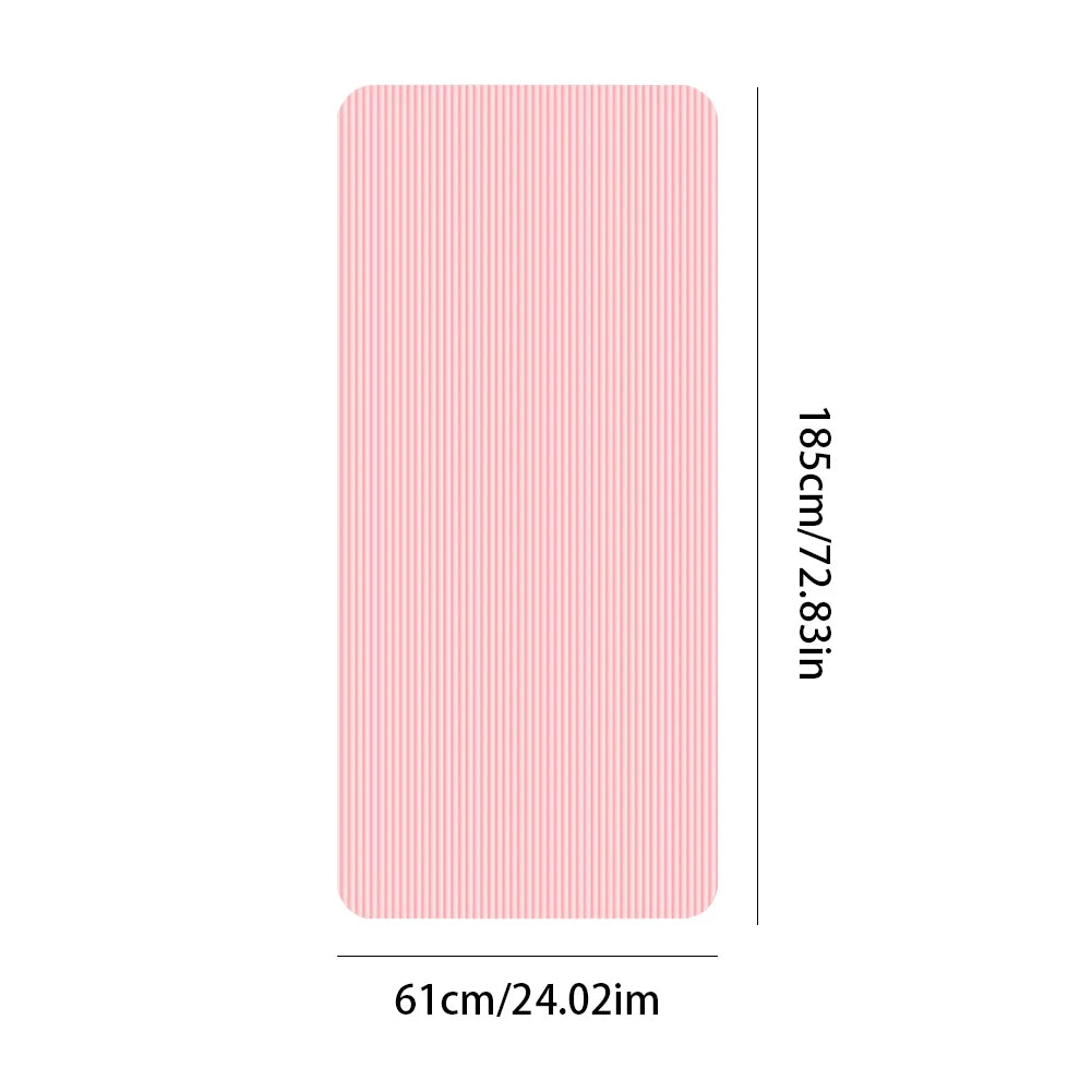 Tapis de yoga et fitness antidérapant, épais multifonction 185 x 61