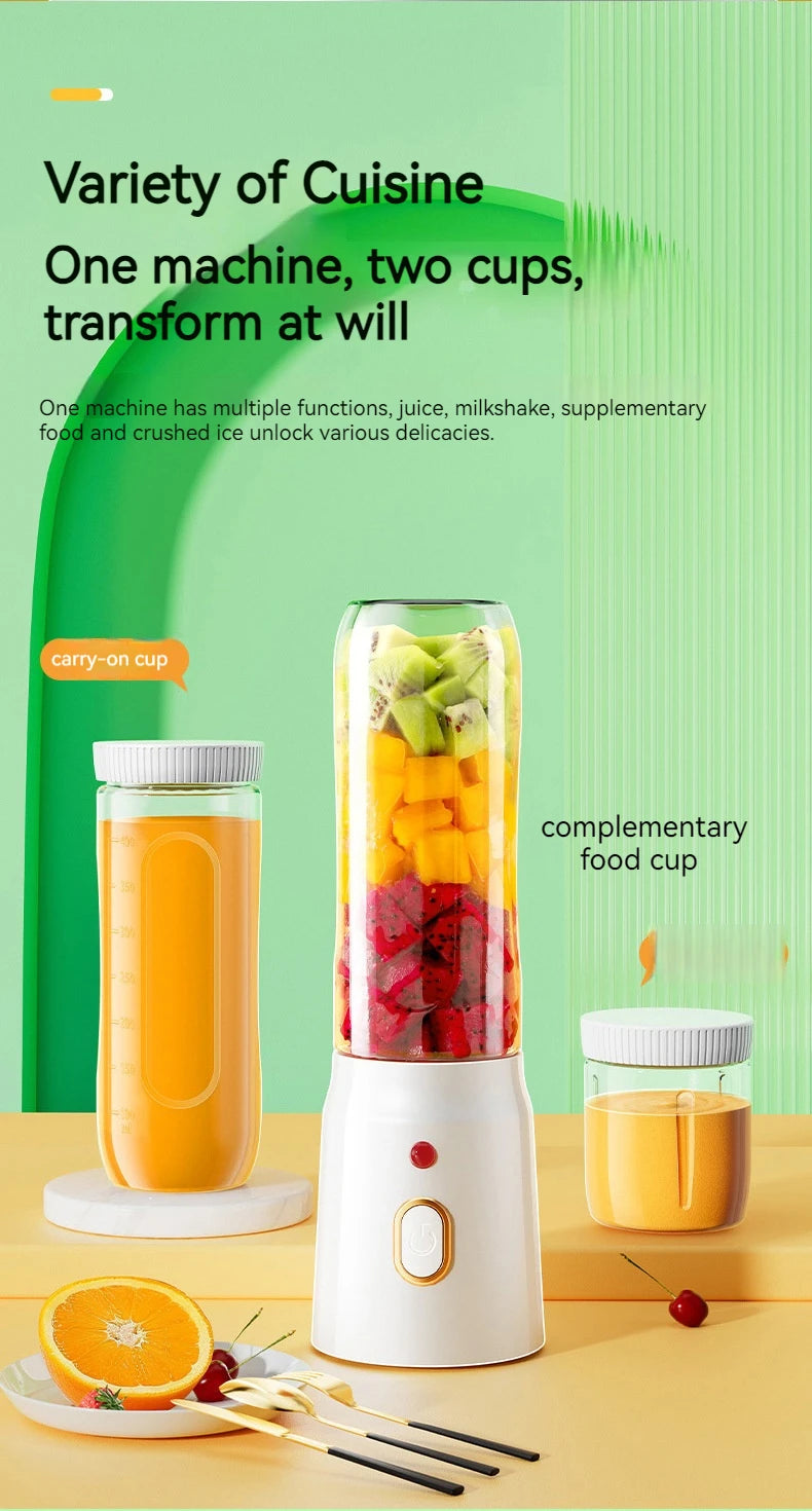 Mixeur de jus de fruits portable,l'énergie fraîche à porter de main