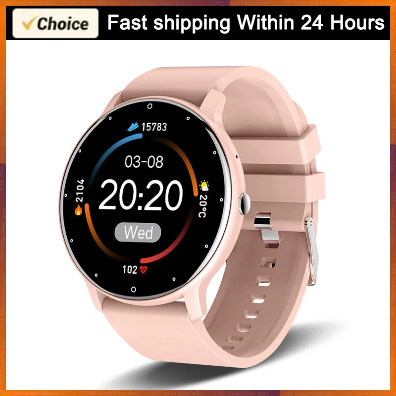 Montre connectée LIGE 2025 pour hommes et femmes, étanche, avec moniteur de fréquence cardiaque pour xiaomi android