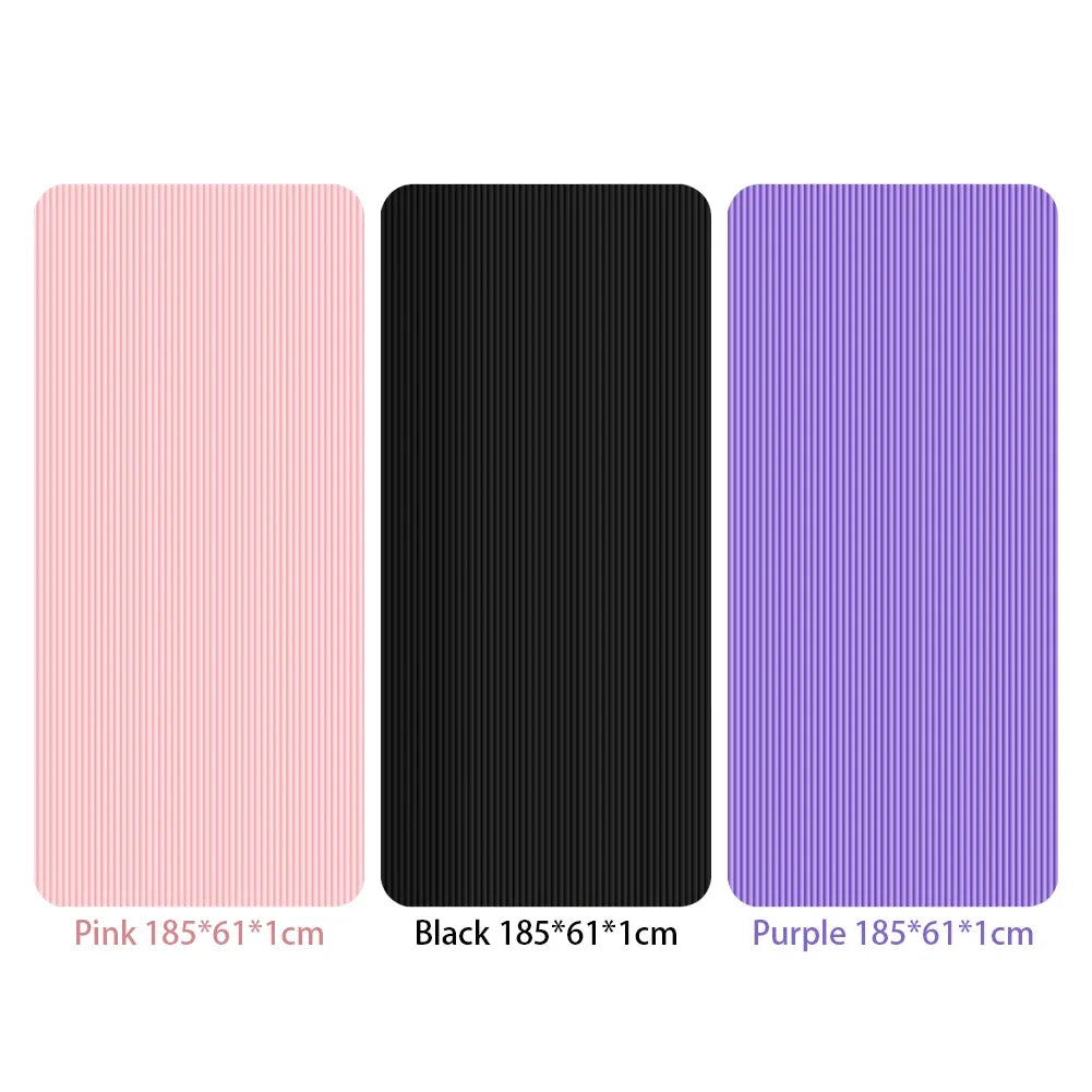 Tapis de yoga et fitness antidérapant, épais multifonction 185 x 61