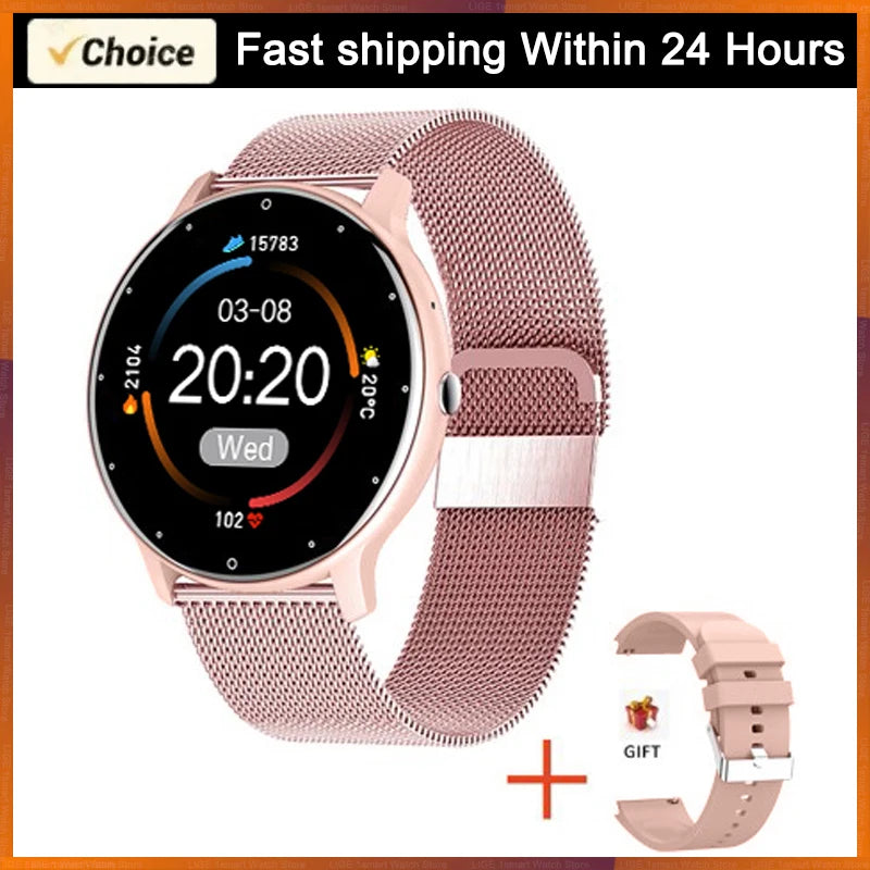 Montre connectée LIGE 2025 pour hommes et femmes, étanche, avec moniteur de fréquence cardiaque pour xiaomi android