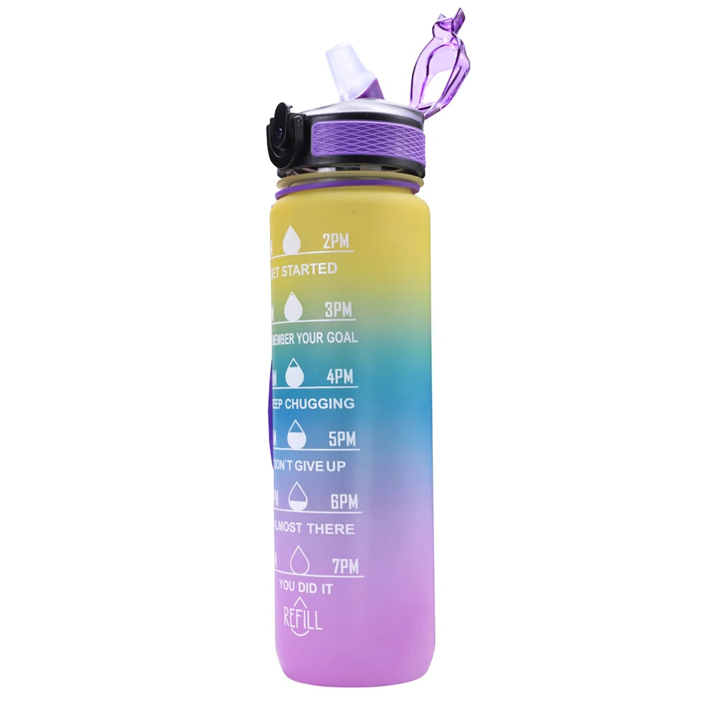 Gourde 1 L, idéale pour les activités en plein air, sport, les voyages, ...