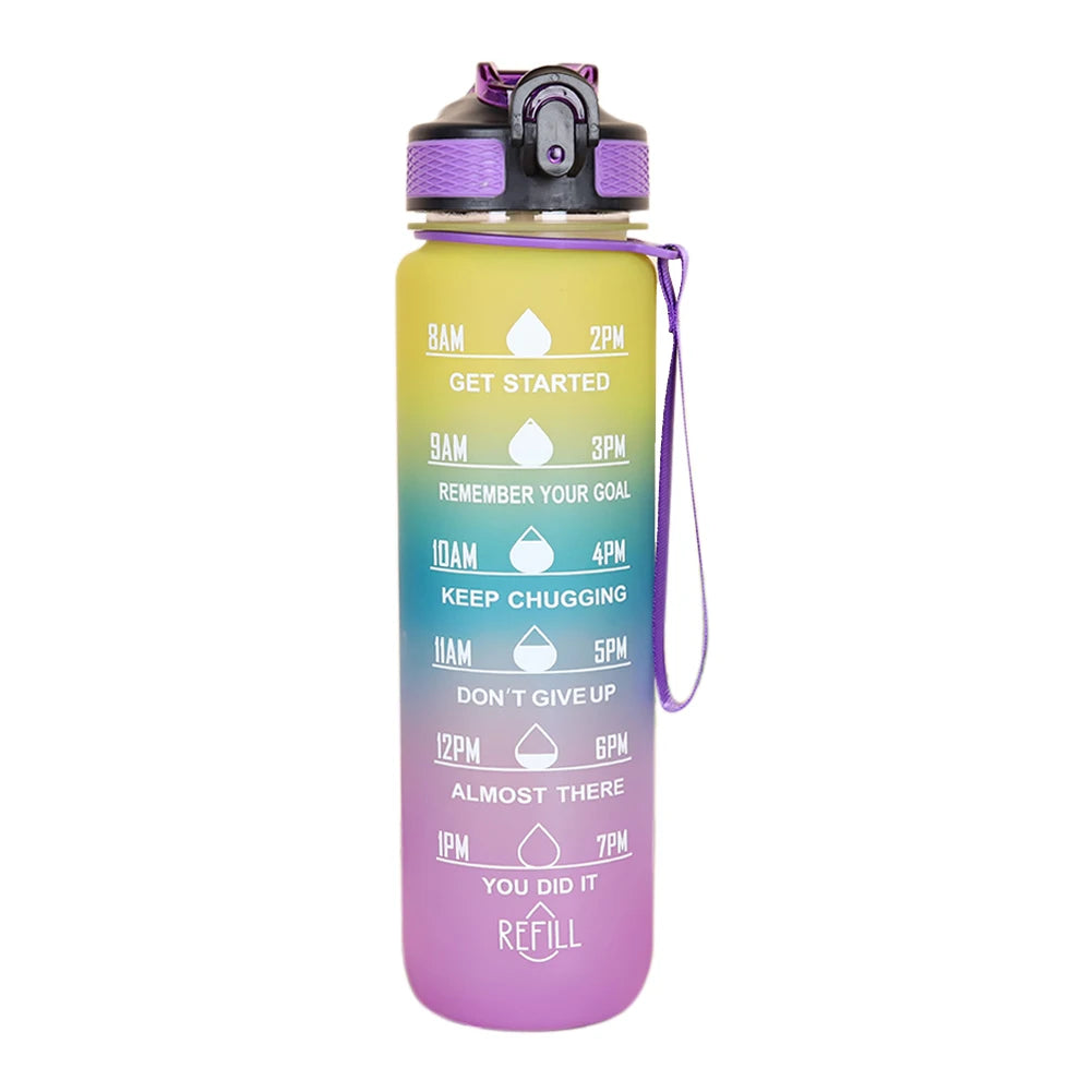 Gourde 1 L, idéale pour les activités en plein air, sport, les voyages, ...