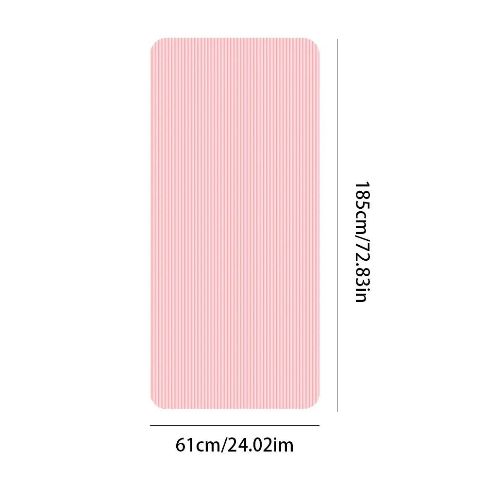 Tapis de yoga et fitness antidérapant, épais multifonction 185 x 61