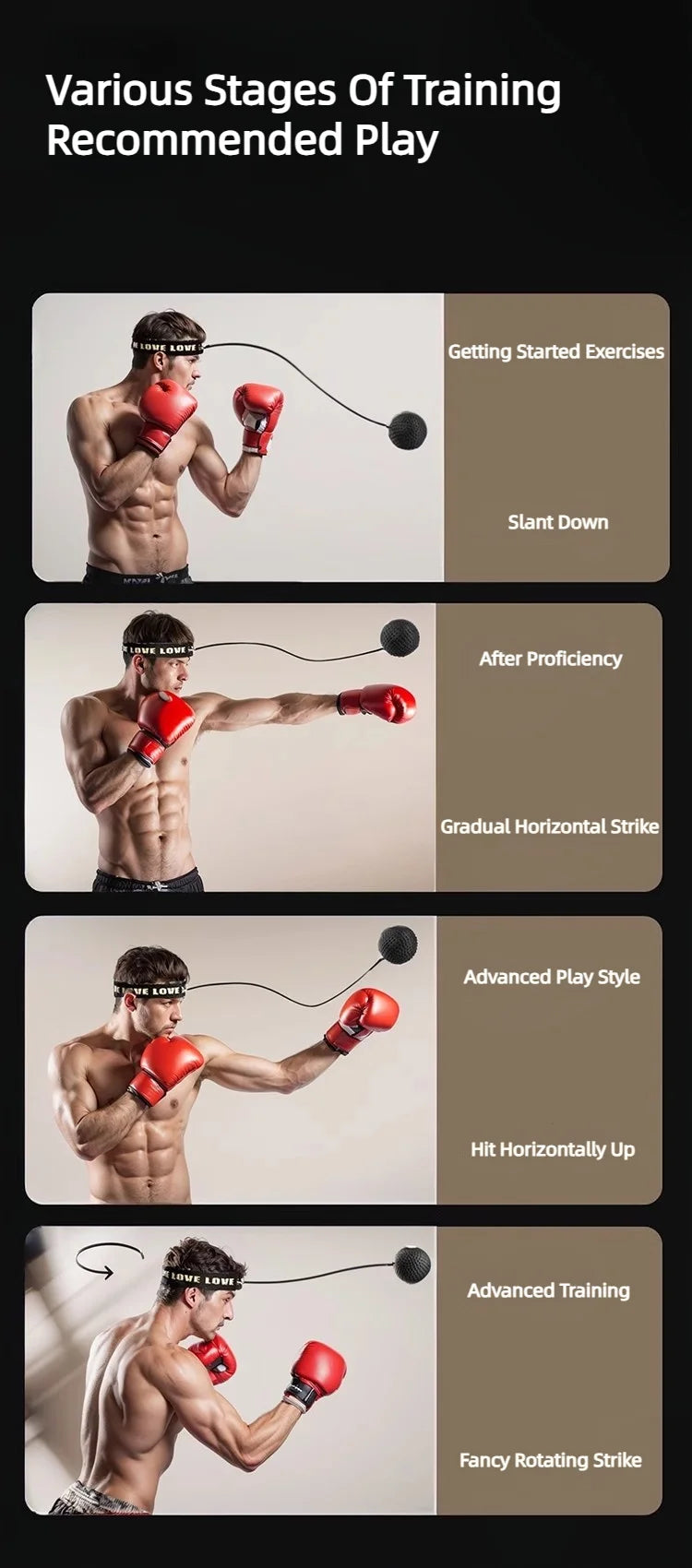 Balle de réaction d'entrainement Fitness Equipement à bandeau