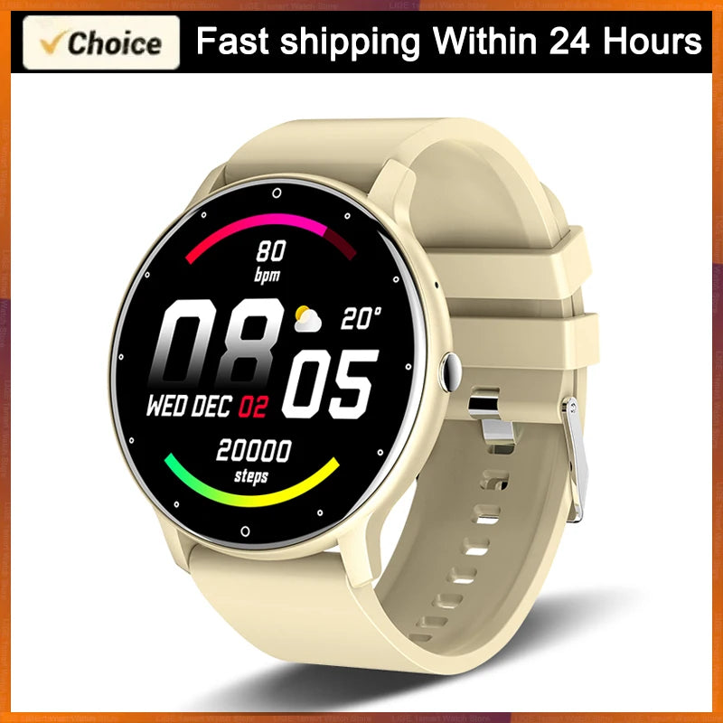 Montre connectée LIGE 2025 pour hommes et femmes, étanche, avec moniteur de fréquence cardiaque pour xiaomi android