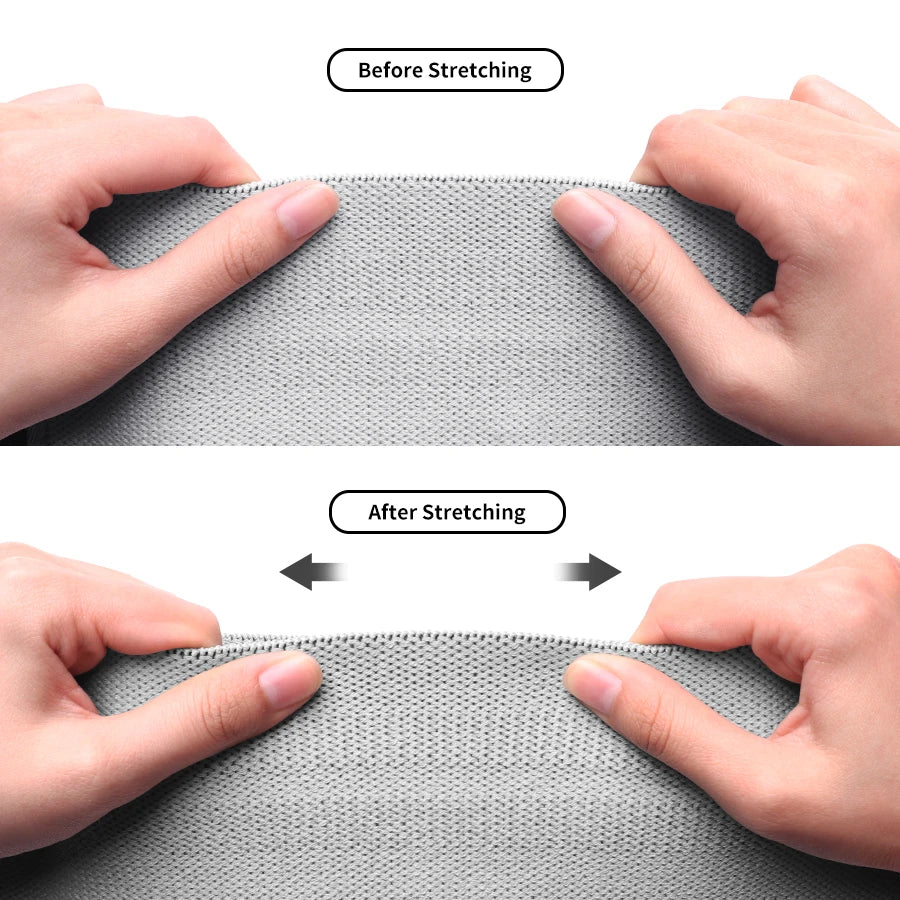 Bande élastiques en tissu pour fessiers cuisses
