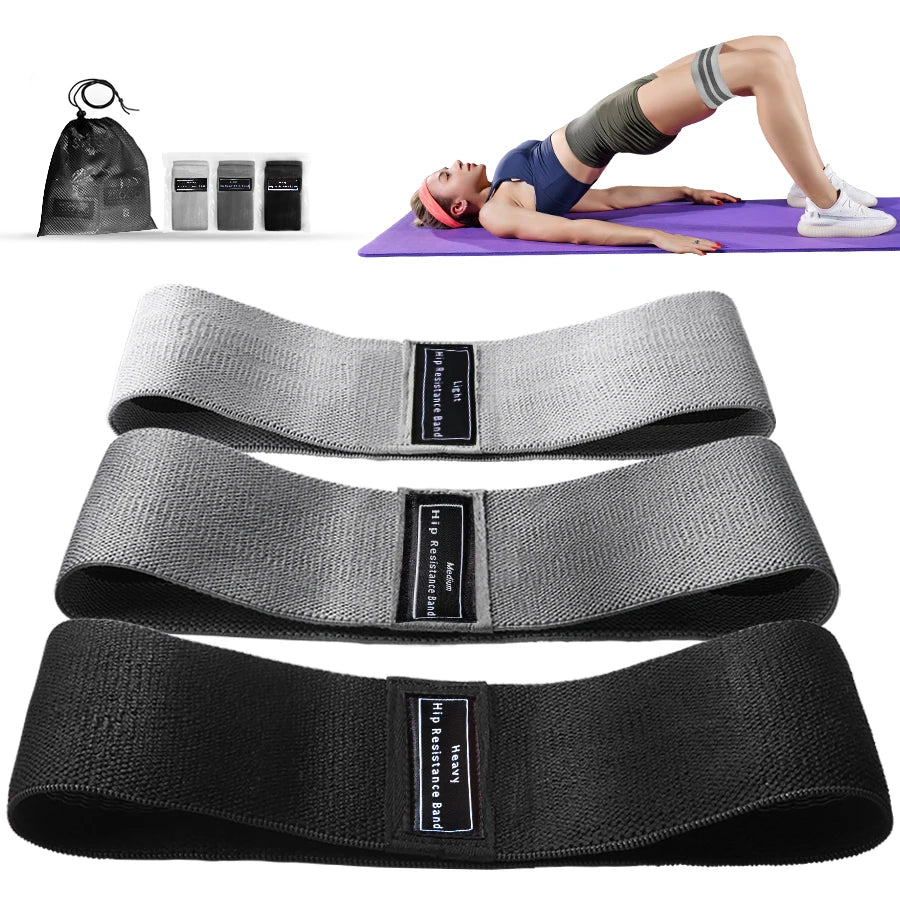 Bande élastiques en tissu pour fessiers cuisses