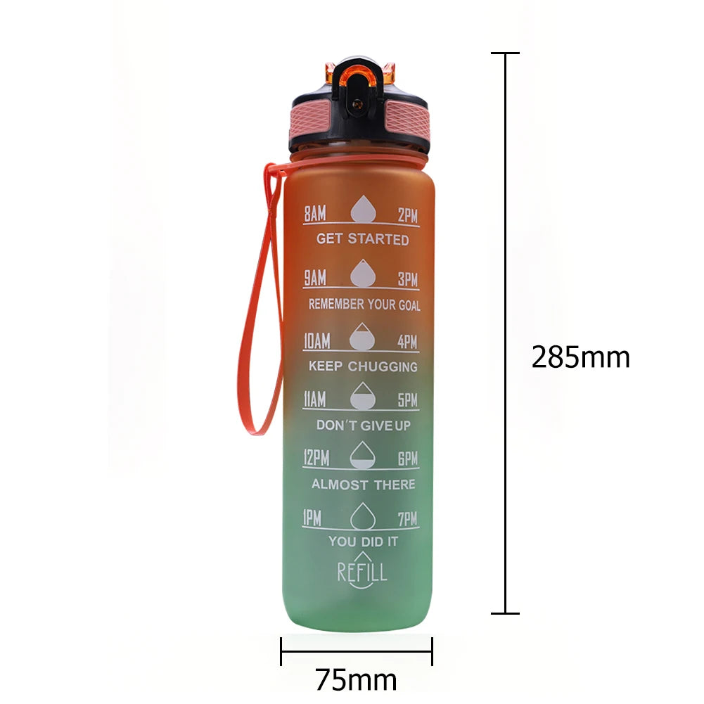 Gourde 1 L, idéale pour les activités en plein air, sport, les voyages, ...