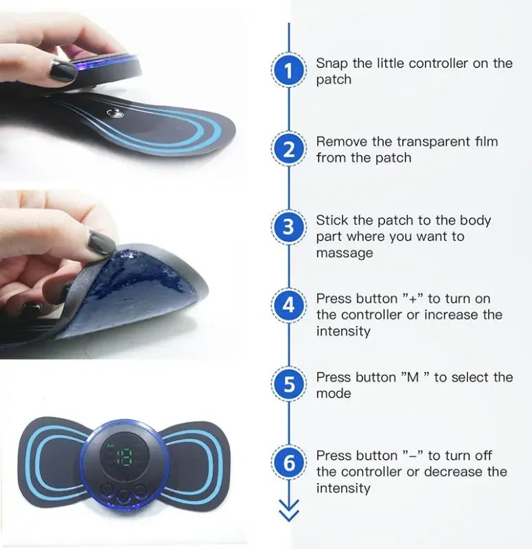 Mini masseur électrique intelligent.