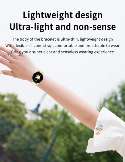 Montre connectée LIGE 2025 pour hommes et femmes, étanche, avec moniteur de fréquence cardiaque pour xiaomi android