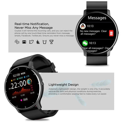 Montre connectée LIGE 2025 pour hommes et femmes, étanche, avec moniteur de fréquence cardiaque pour xiaomi android
