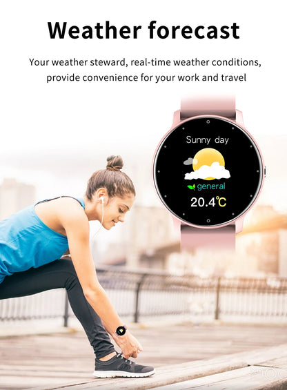 Montre connectée LIGE 2025 pour hommes et femmes, étanche, avec moniteur de fréquence cardiaque pour xiaomi android