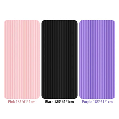 Tapis de yoga et fitness antidérapant, épais multifonction 185 x 61