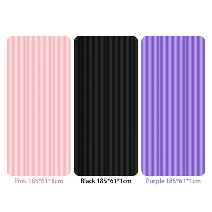 Tapis de yoga et fitness antidérapant, épais multifonction 185 x 61
