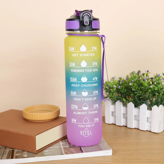 Gourde 1 L, idéale pour les activités en plein air, sport, les voyages, ...