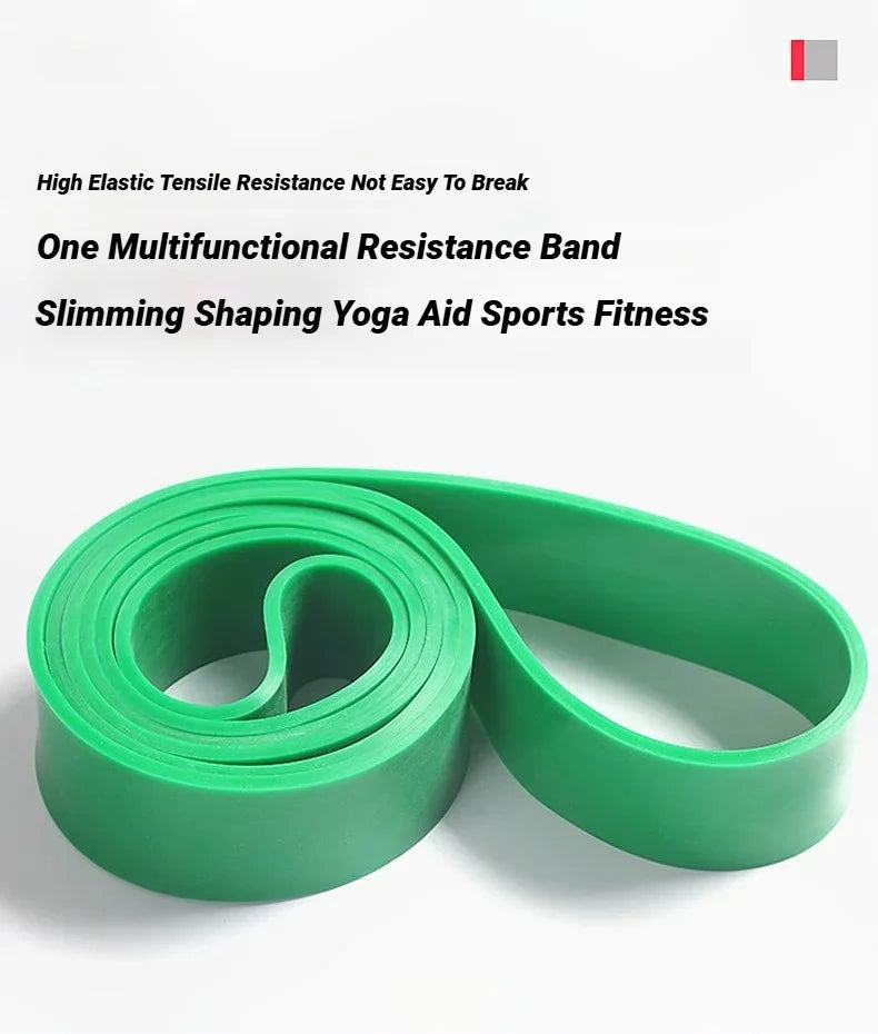 Lot de 5 bandes élastiques de resistance en TPE pour entrainement de force, sport, fitness, yoga