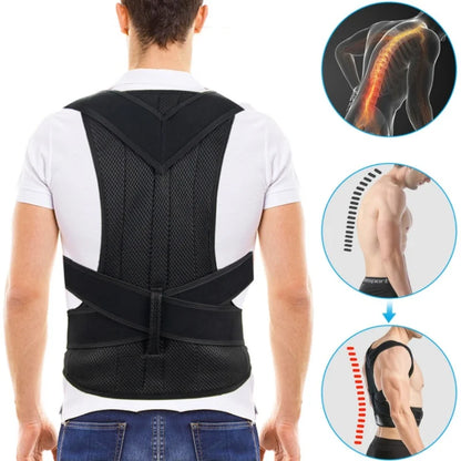 Correcteur de posture dorsale réglable