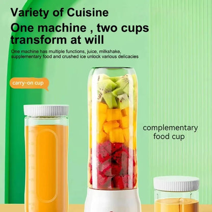 Mixeur de jus de fruits portable,l'énergie fraîche à porter de main