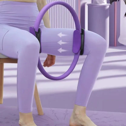 Cercle de pilates pour l'entrainement musculaire du plancher pelvien, equipement de fitness et de yoga
